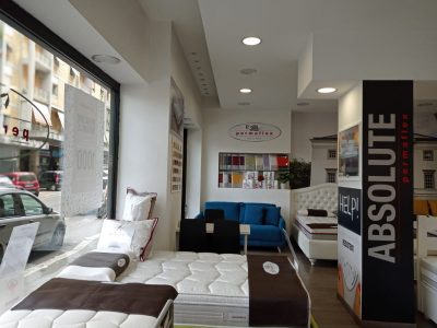esposizione punto vendita Permaflex Roma Store Preneste vendita materassi letti